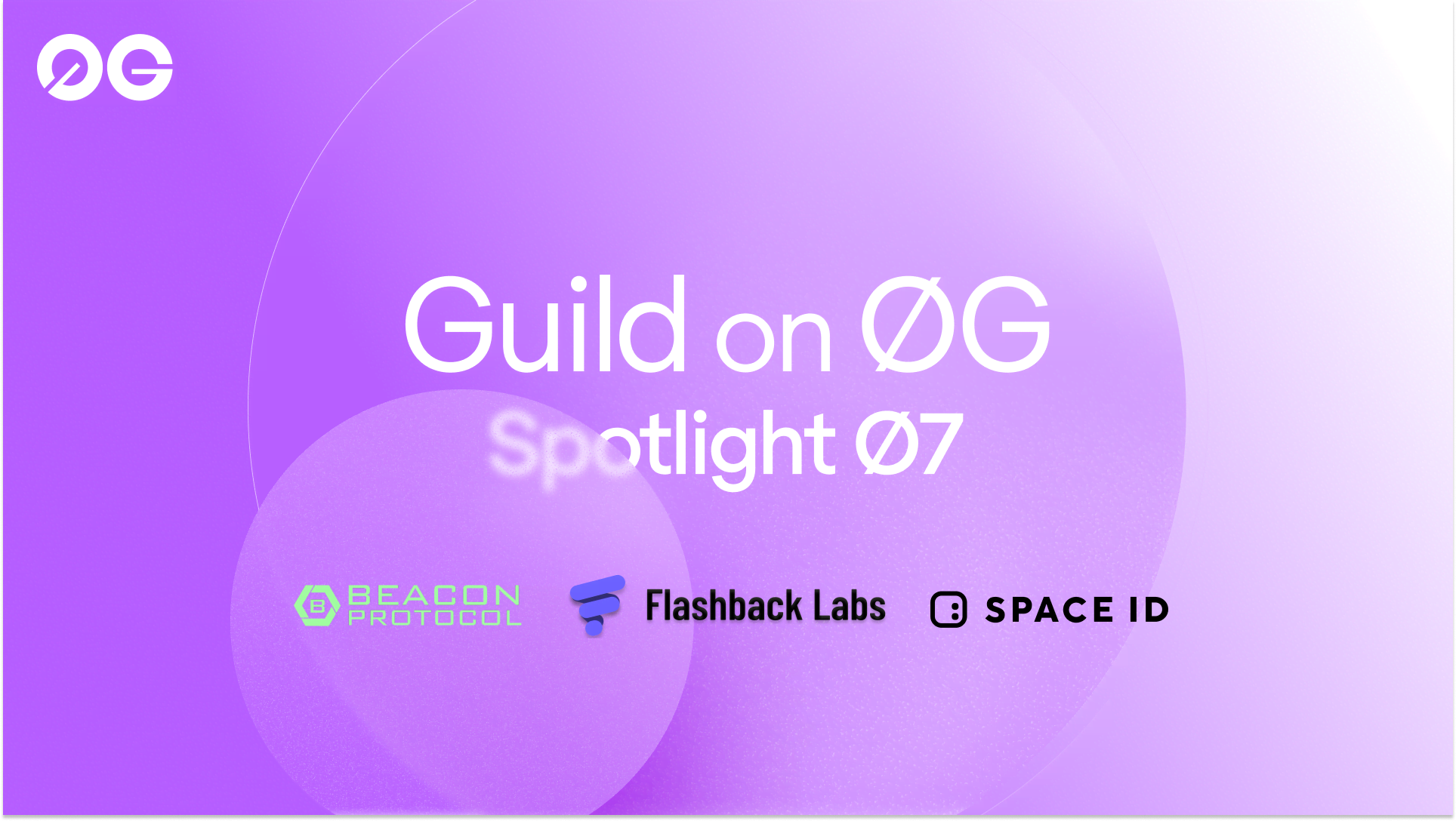 Guild on 0G: Space ID, Beacon Protocol, Flashback Labs